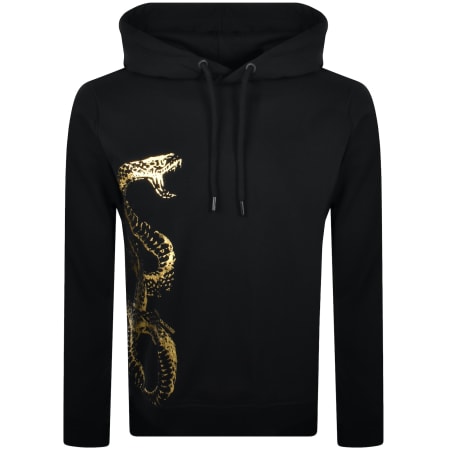 Armani Exchange Full Zip Hoodie Black Mainline Menswear